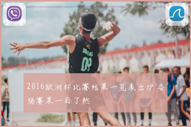 2016欧洲杯比赛结果一览表出炉 各场赛果一目了然